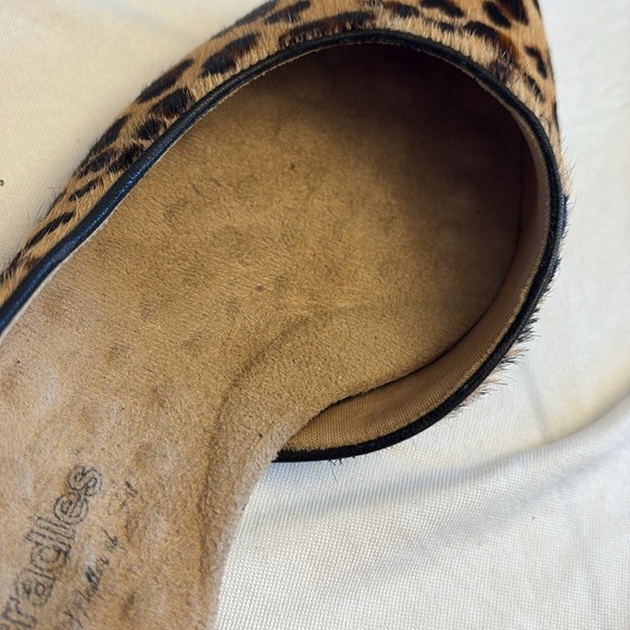 Walking Cradles slip on shoes animal hair w/animal print open sides Sz 8W - Picture 9 of 9